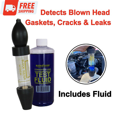 BT-500 Head Gasket Combustion Test Kit Detects Blown Head Gaskets Cracks & Leaks