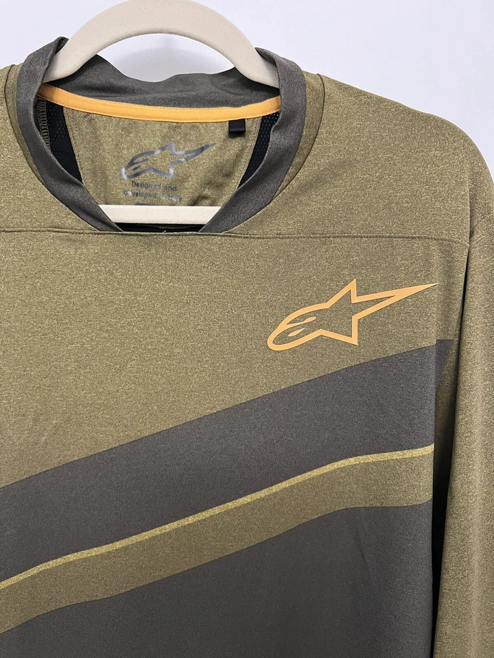 Alpinestars Alps 8.0 Cycling Jersey Mens L Long Sleeve Mountain Biker Motocross - Image 2 of 4