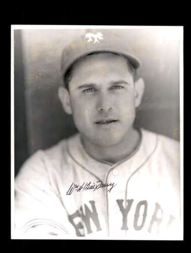 Bill Terry JSA Coa Signed 8x10 Photograph Autograph Giants