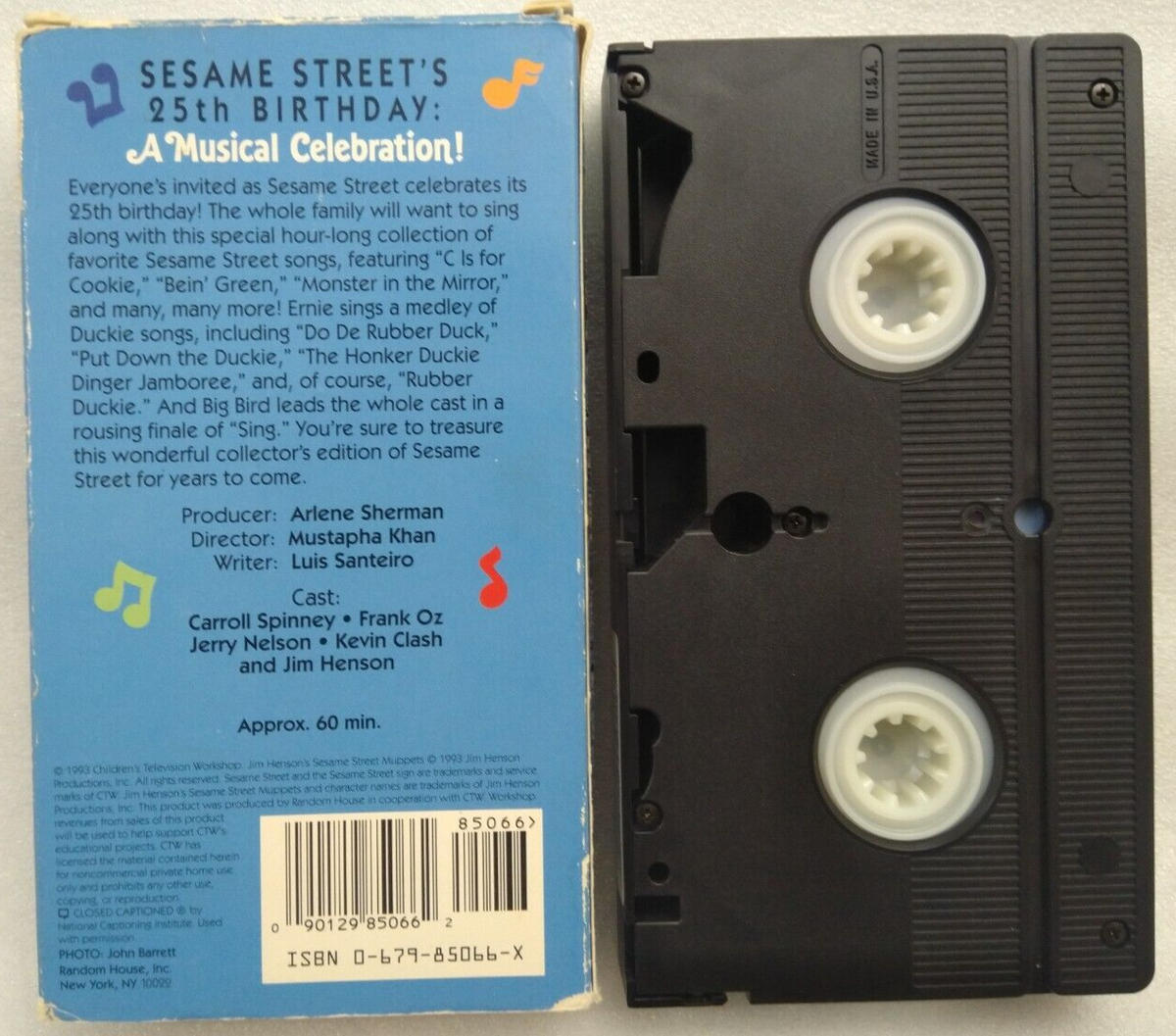VHS Sesame Street's 25th Birthday: A Musical Celebration (VHS
