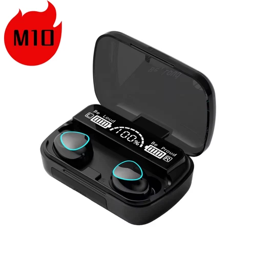TWS Wireless Earbuds Bluetooth 5.3 Waterproof Headset Headphones With Power Bank