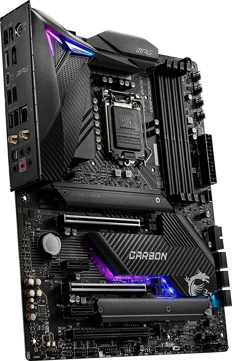 FOR MSI MPG Z490 GAMING CARBON WIFI Gaming Motherboard LGA200 DDR4