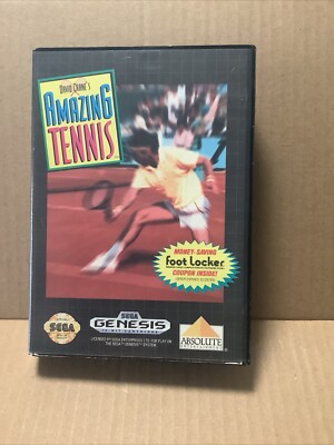 David Crane's Amazing Tennis Sega Genesis -