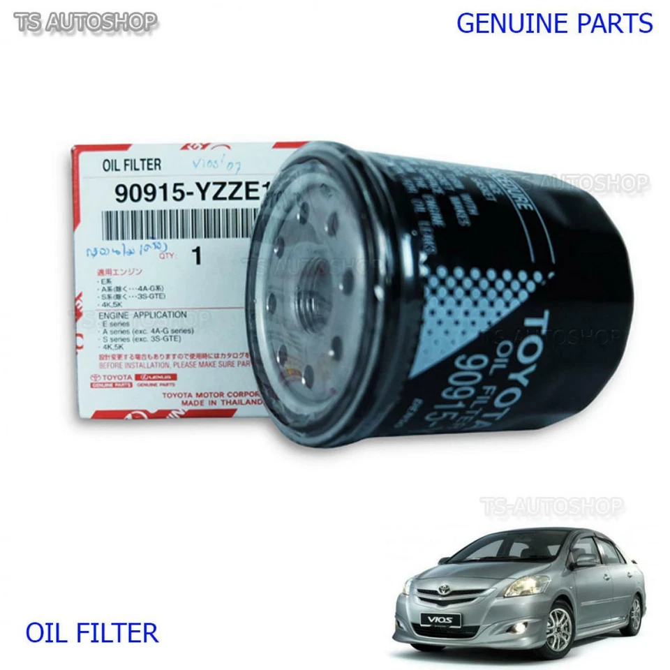 Oil Filter 90915-YZZE1 Fits Toyota Belta Vios Yaris 4Dr 2007 2011 2013 Foto 3 de 4