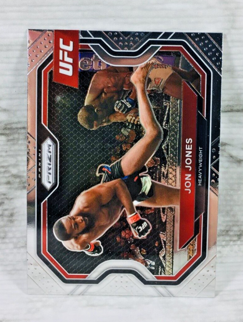 2021 PANINI PRIZM UFC #101 JON JONES (DEBUT PRIZM CARD) (N) JON BONES JONES!