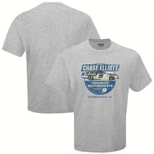 Chase Elliott # 9 Nascar 2021 Heather Gray Vintage Speed Shirt, XL