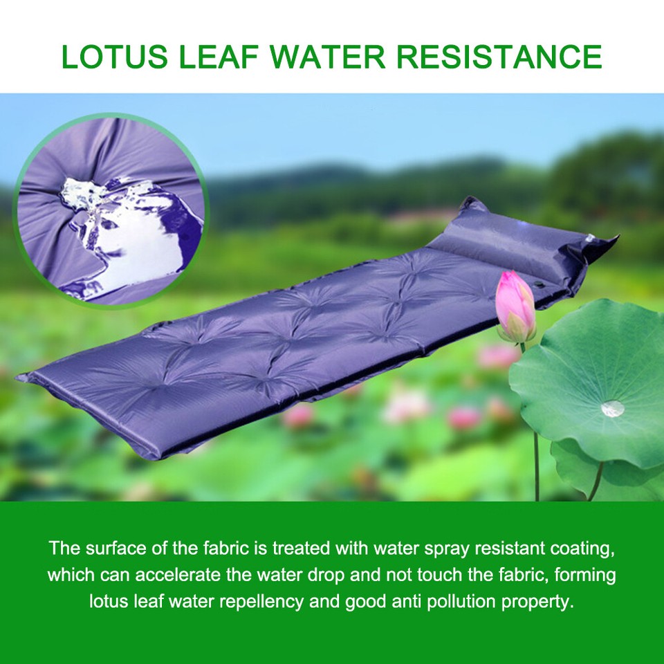 Camping Sleeping Pad Inflatable Air Mattresses Outdoor Hiking Bed with