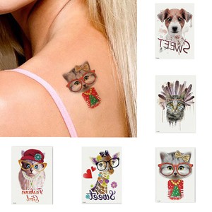 Details About Eg Lc Animal Longue Durée Tatouage Temporaire Autocollant Hommes Femmes
