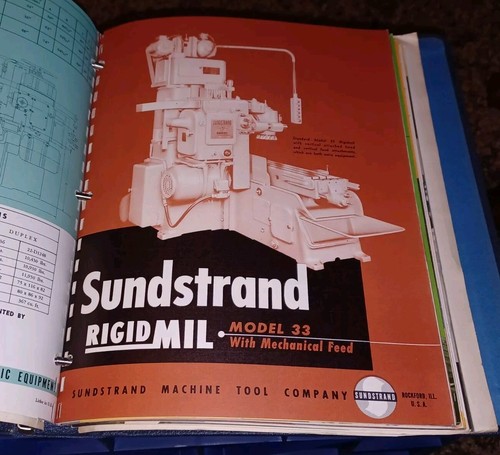 Sundstrand Machine Tools Practical Milling Lathes Sales Catalog HUGE Binder Book - Picture 7 of 24