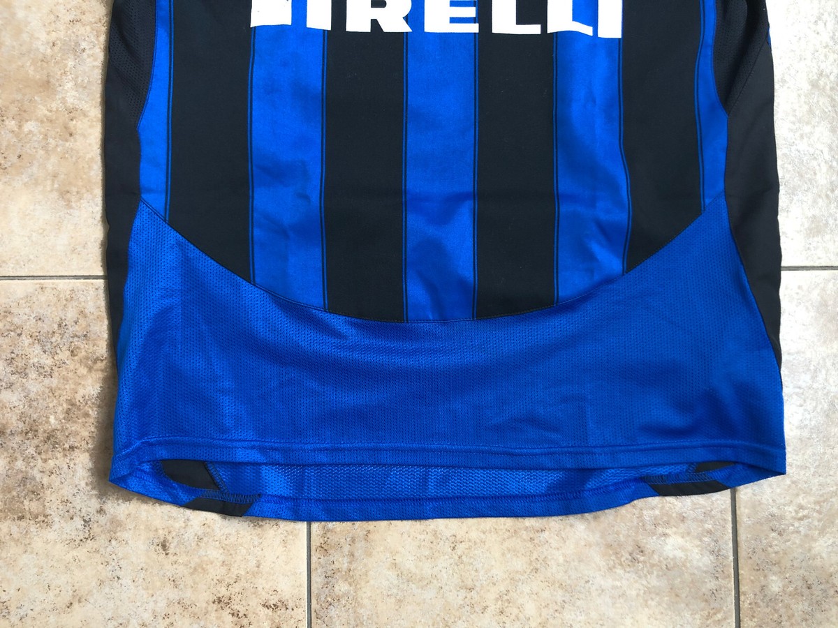 Internazionale Inter Milan Home Football Shirt 2003-2004 Internazionale Inter Milan Home Football Shirt 2003-2004