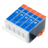 5 Tintenpatrone Druckerpatrone Kompatibel Zu Canon Cli 8 Xl Cyan Blau Mit Chip