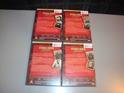 Civil War Journal DVD Set Volumes 1 2 3 4 History Channel