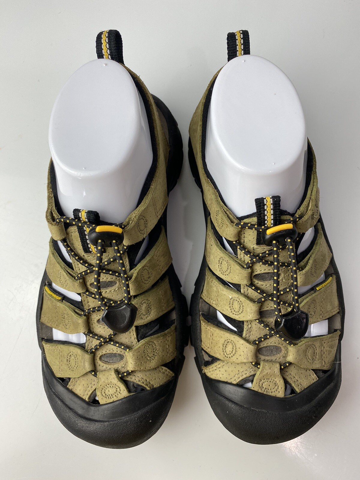 Sandali Keen donna taglia 7 5 impermeabili XT1205 escursionismo punta chiusa verde giallo