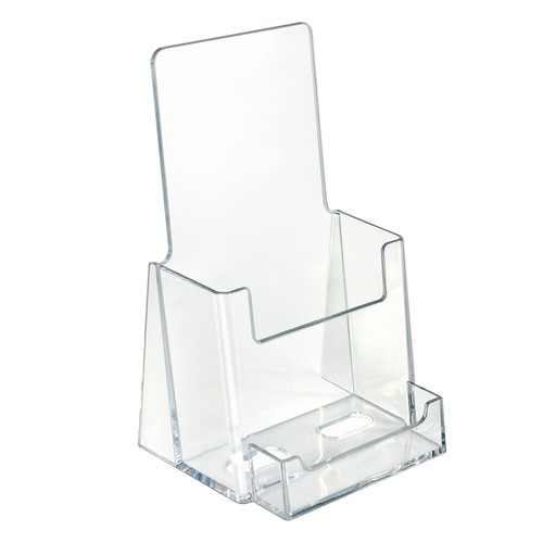 Azar Trifold 4"W Countertop Displays Clear 10/Pack 252922