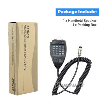 【通電確認済】ALINCO DR-435 430MHz 35W DTMFマイク付 10PC EMS-57 DTMF 8 Pin Microphone For Alinco DR-03 DR-06T DR-135