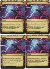 MTG - 4 x Shock - Uncommon Instant - Strixhaven: Mystical Archive (STA) - M/NM