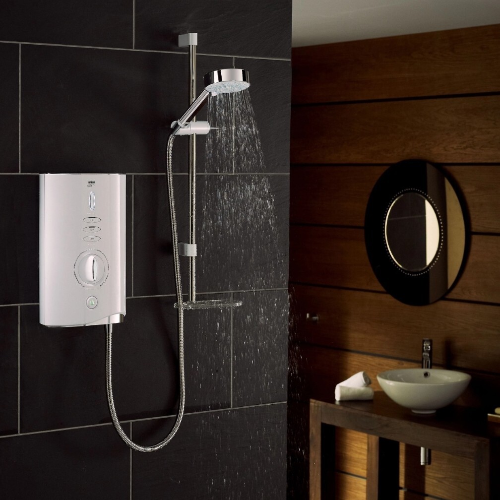 Mira Sport Max Airboost White/Chrome Electric Shower 10.8kW RRP £