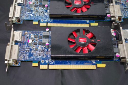 Lot 9 Dell AMD Radeon HD 7570 1GB GDDR5 DVI DP PCIe x16 Video Card LOW PROFILE - Picture 2 of 3