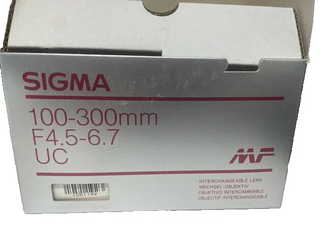 Sigma Zoom 100-300mm f/4.5-6.7 DL for Nikon F Manual Focus New old stock - Image 2 of 2