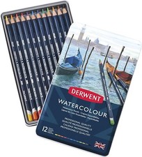 Derwent Colored Pencils, Watercolour, Water Color Pencils, Drawing, Art, Metal