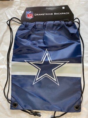 Dallas Cowboys Drawstring Back Pack NEW Back Sack Free U.S.A. Shipping