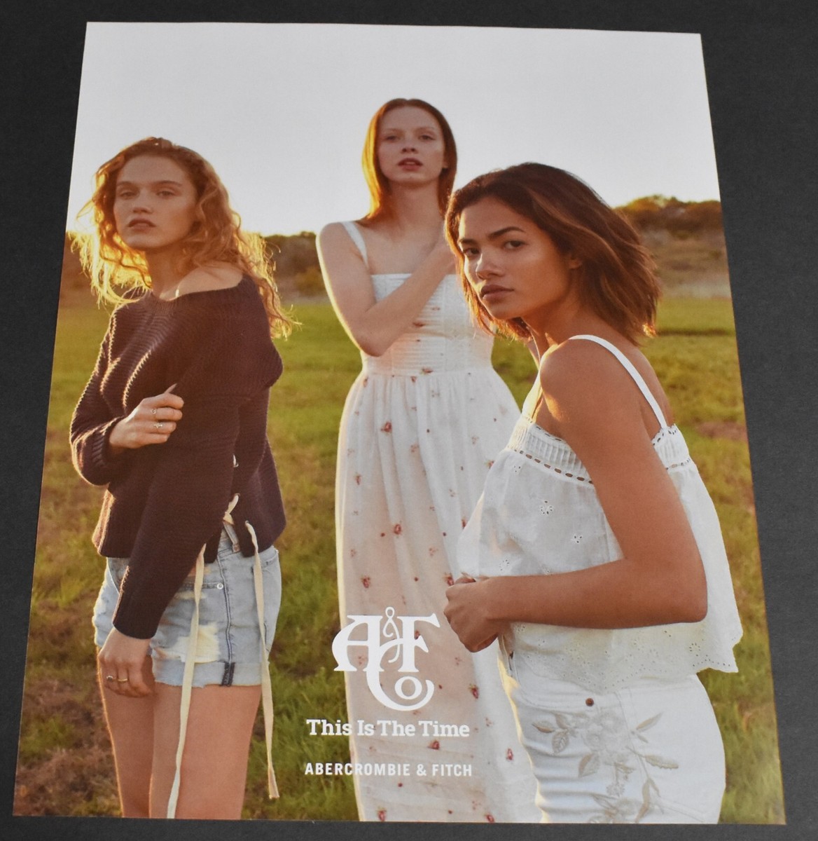 00's Print Ad Abercrombie & Fitch A F This is the Time Swimsuit