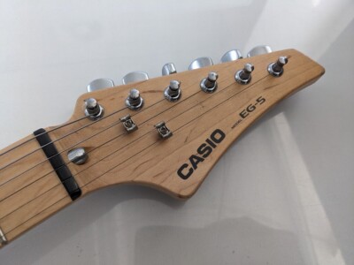 ☆Casio EG-5 Ele-King 美品稼働品USED☆ Casio EG-5 EleKing Guitar White w/ Cassette Speaker | eBay