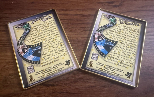 1995 Elvis Presley Películas Doradas Serie 3 Impresiones Metálicas Juego de Cartas Coleccionista - Imagen 6 de 9