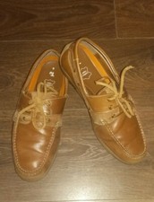 Mens TU Leather Loafer Shoes Size 8 UK in good condition
