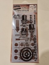 TIM HOLTZ CLEAR STAMPS/STENCIL STAMPERS ANONYMOUS INQUISITIVE BNIP *LOOK*