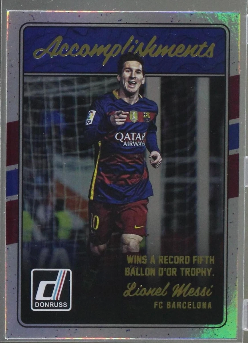 CARTE DE BASE de football Panini Donruss 2015 #68 Lionel Messi [bleu