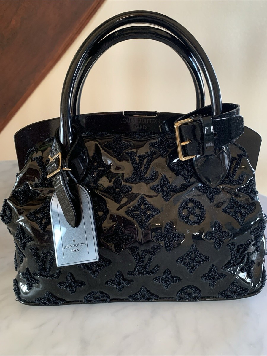 Louis Vuitton Lockit Fascination Frame 2011 Bag BB Patent Black | eBay