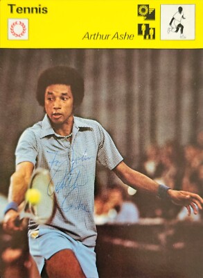 ARTHUR ASHE 1978 Editions Recontre, SIGNED, INSCRIBED, fair Contrast,  Excellent