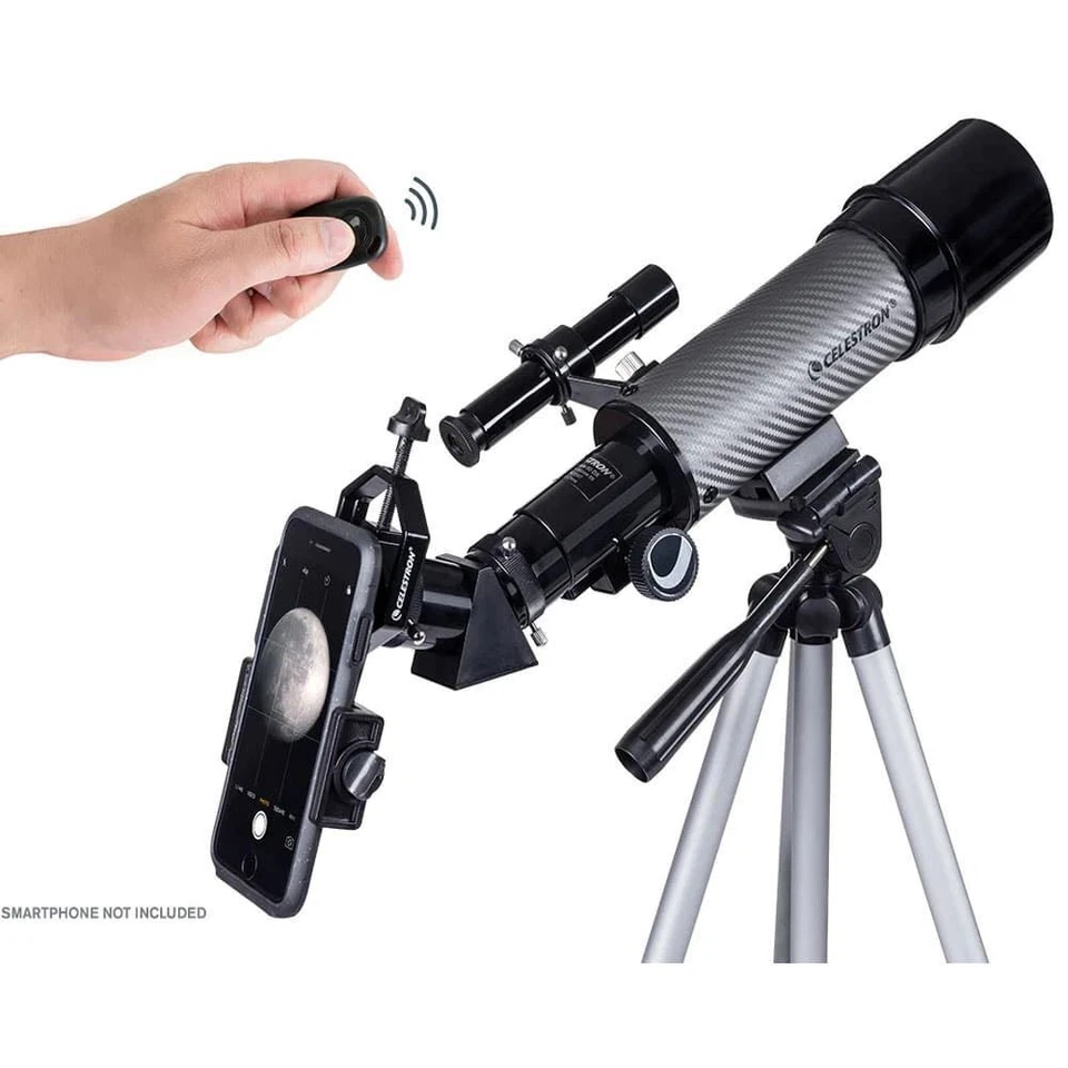 Celestron Travel Scope 60 DX Portable Telescope with Smartphone Adapter 22007 - Image 3 of 4