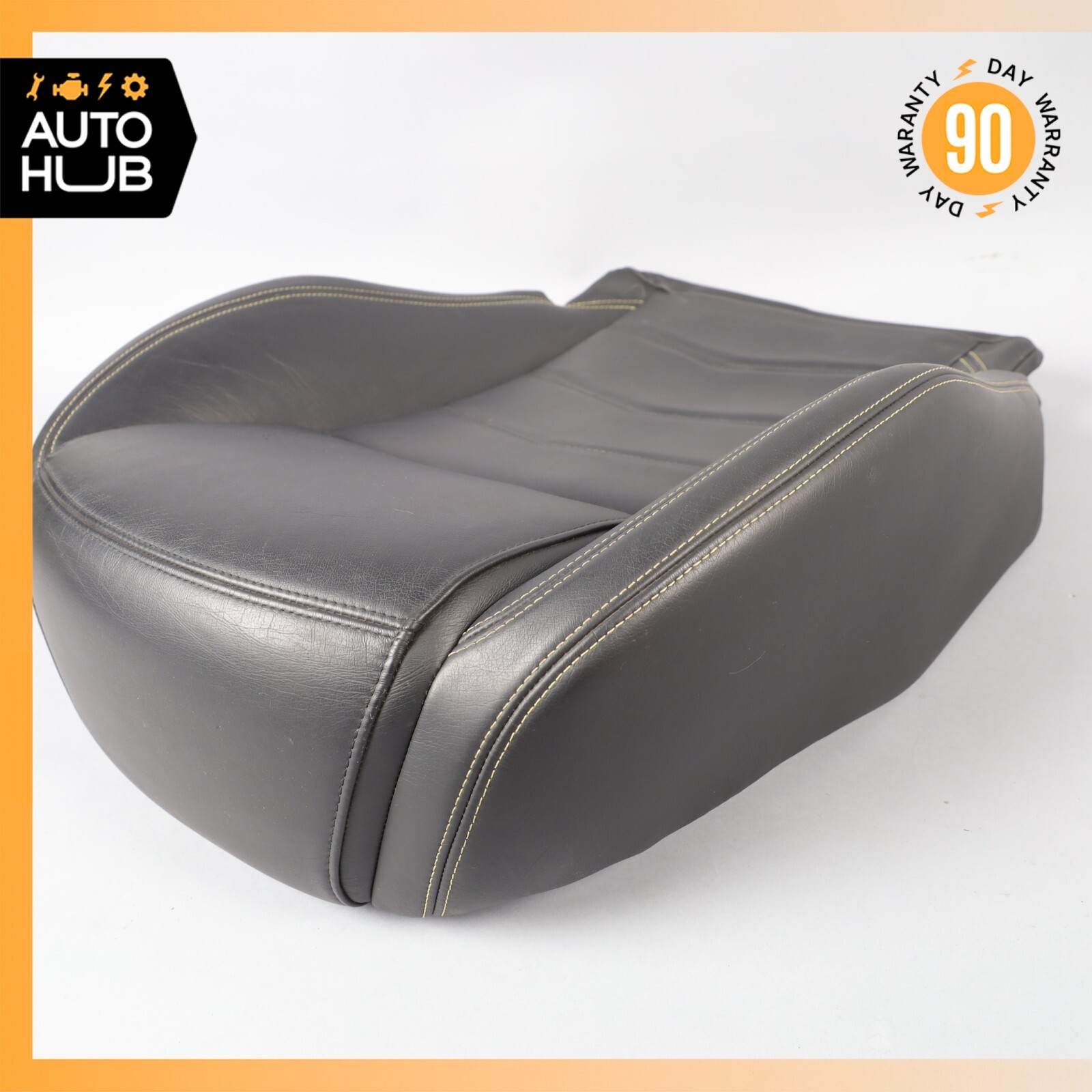 Maserati GranTurismo S M145 Front Seat Cushion Bottom Lower Right Side Black OEM