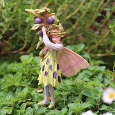 Figura de hadas Sloe Flower Cicely Mary Barker jardín miniatura