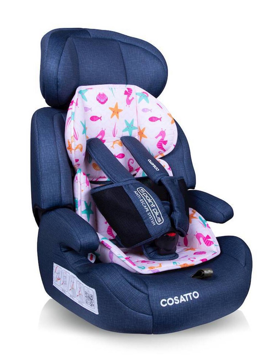 Cosatto Zoomi Car Seat Group 1,2,3 Suitable From 9KG Easy Install Mini  Mermaids - Main Image