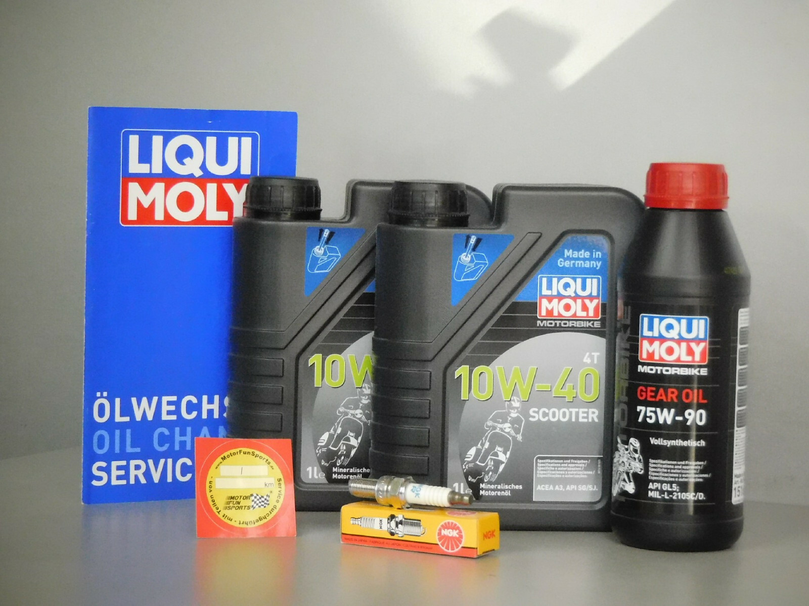 Maintenance Set Malaguti Password 250 Oil Spark Plug Service Inspection
