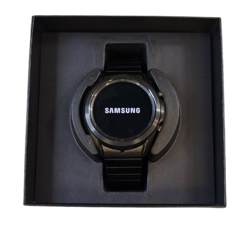 Used Samsung Galaxy Watch3 45mm Titanium Case Smartwatch Black Ebay