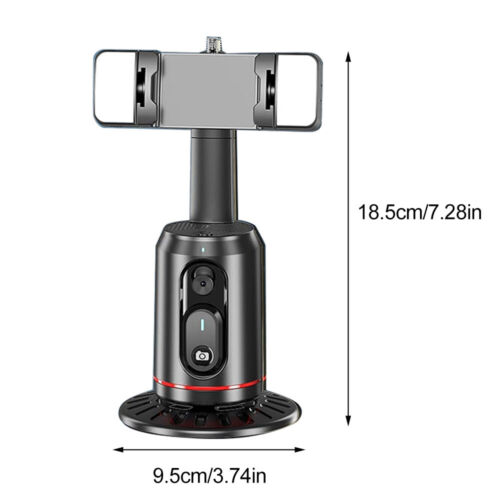 360° Rotating Auto Face Tracking Tripod LED Phone Holder for Smart Shooting Vlog - Picture 15 of 16