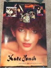 Kate Bush Big 24" x 36" Rare Record Store Promo Poster Face Close-Up EMI America