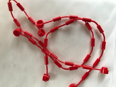 LEGO-NEW-#63141-RED-STRING 21L W/ROPE CLIMBING GRIPS-1 STRING-RARE