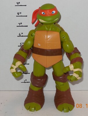 2012 Playmates Teenage Mutant Ninja Turtles Michelangelo / Mikey 9'' TMNT Figure