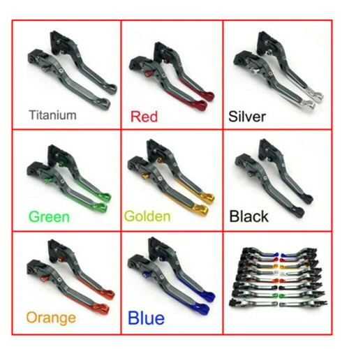 Brake Clutch Levers Handbar End Grips Motorcycle For SUZUKI GSX-S750 2011-2018 - Imagen 6 de 19