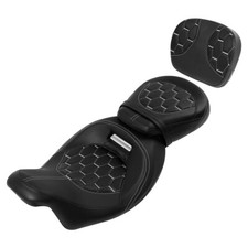 Rider Passenger Seat Backrest Fit For Harley Touring Street Road Glide 2009-2023