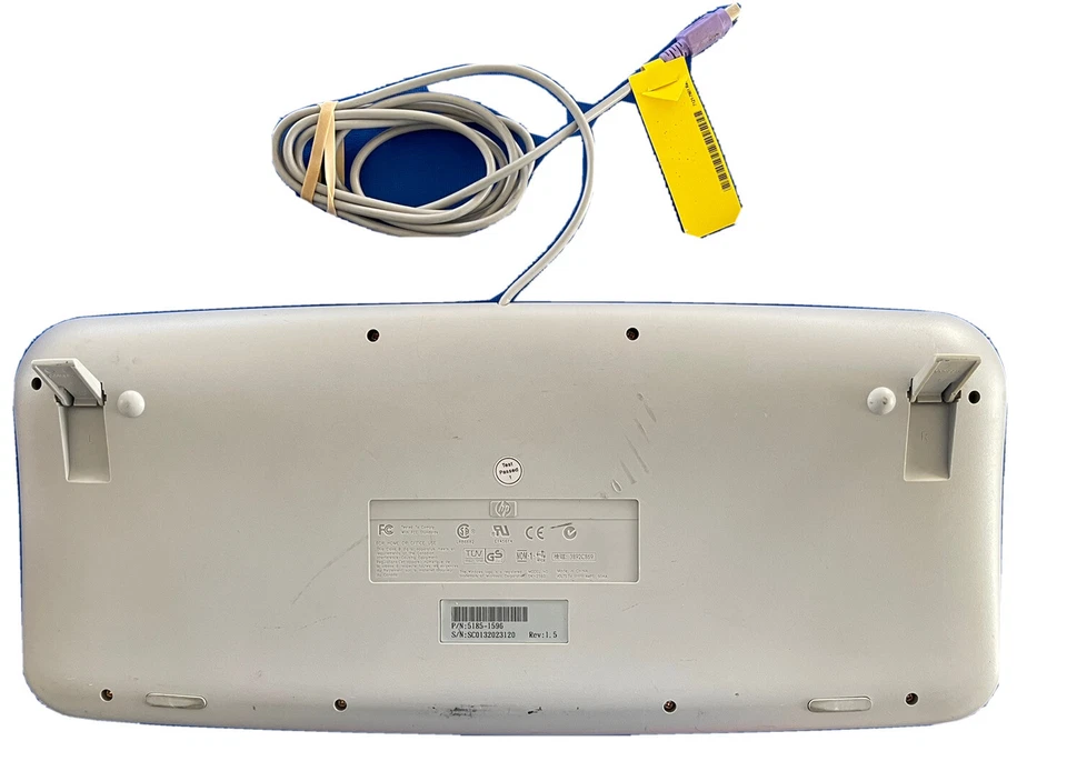 USED Gray HP (SK 2560) Wired Keyboard 5185-1596 - Image 2 of 4