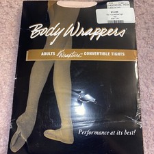 Body Wrappers A31 Adult Size L Theatrical Pink Total Wrapture Convertible Tights