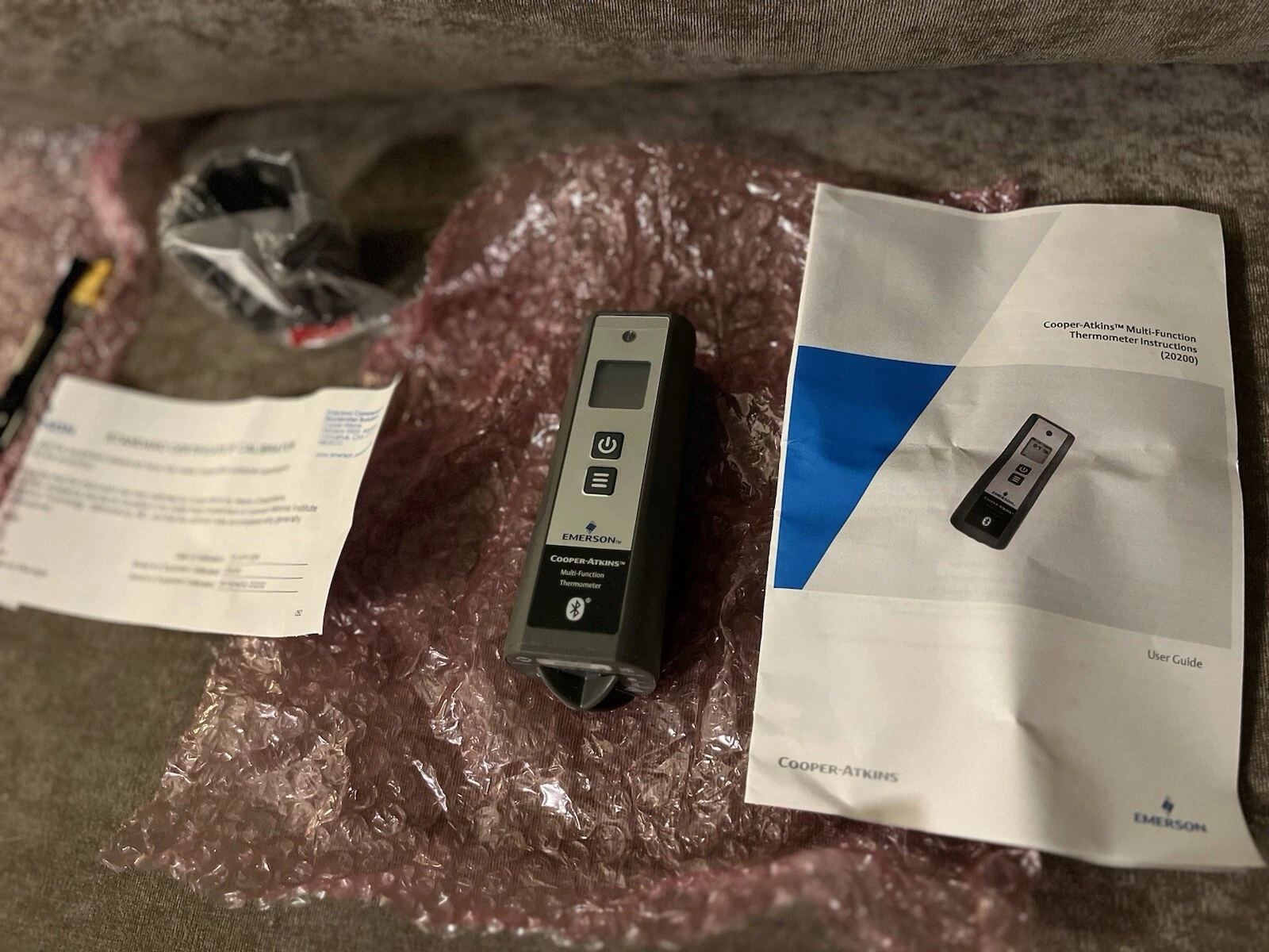 Emerson Lumity Multi Function Thermometer Bluetooth Compatible 20200 Gray New
Opens in a new window