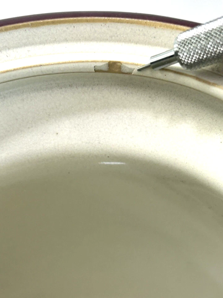 Denby Storm Ceramic Teapot Made in England Stoneware Blue Brown 4 Cup - Image 4 of 4