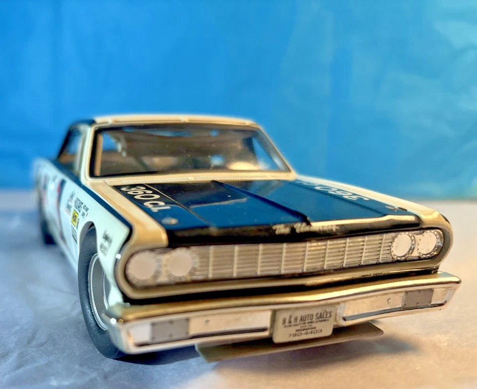 Neil Bonnett #1 B & H МОТОРЫ 1964 Chevelle Прозрачная Банкнота Окна 1 Из 720 Грязная дорожка - Изображение 2 из 4